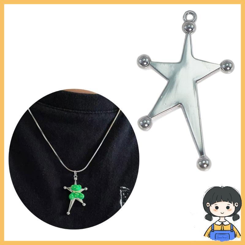 Bang สร้อยคอสร้อยข้อมือต่างหู Awn Star จี้ DIY Jewellery ทําลูกปัดดาว