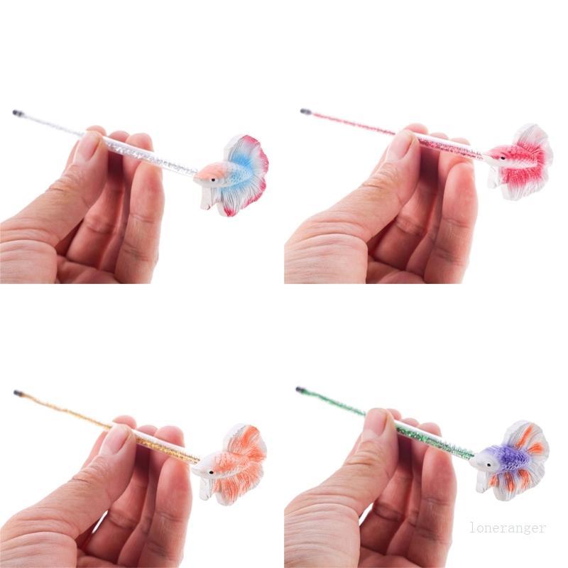Loner Betta Resin Training Wand จําลอง Betta Fish Wand ไม้ฝึกปลากัด