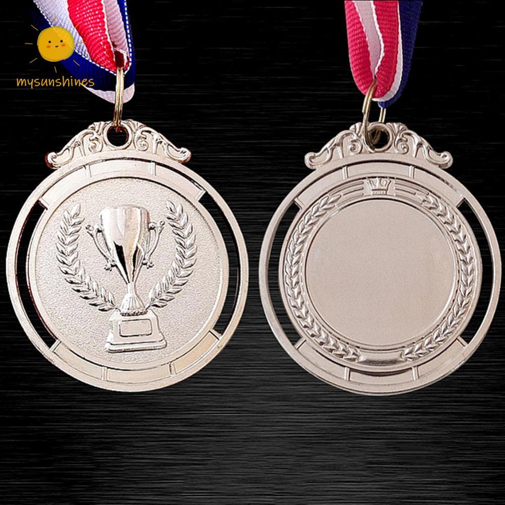 30 ชิ้น 2 นิ้ว 1st 2nd 3rd รางวัลเหรียญคอริบบิ้นทองเงิน Bronze รางวัลทองสําหรับเด็กโรงเรียนกีฬาการปร