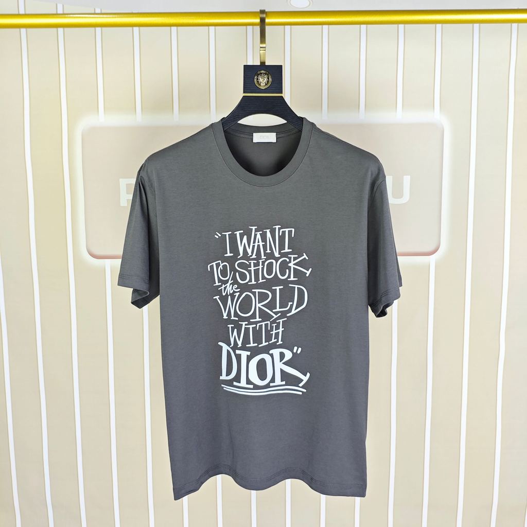 Ior2026 ต้นฤดูใบไม้ผลิสไตล์ใหม่แขนสั้นเสื้อยืดผู้ชายผู้หญิงคู่รอบคอสามมิติ Tailoring Commuter Counte