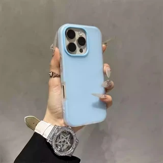 เคสโทรศัพท์สีทึบสำหรับIPhone 15 11 13 16 Pro Max 14 15 Plus 12 14 13 11 Pro 13 Pro Max ป้องกันการตกและป้องกันรอยขีดข่วน