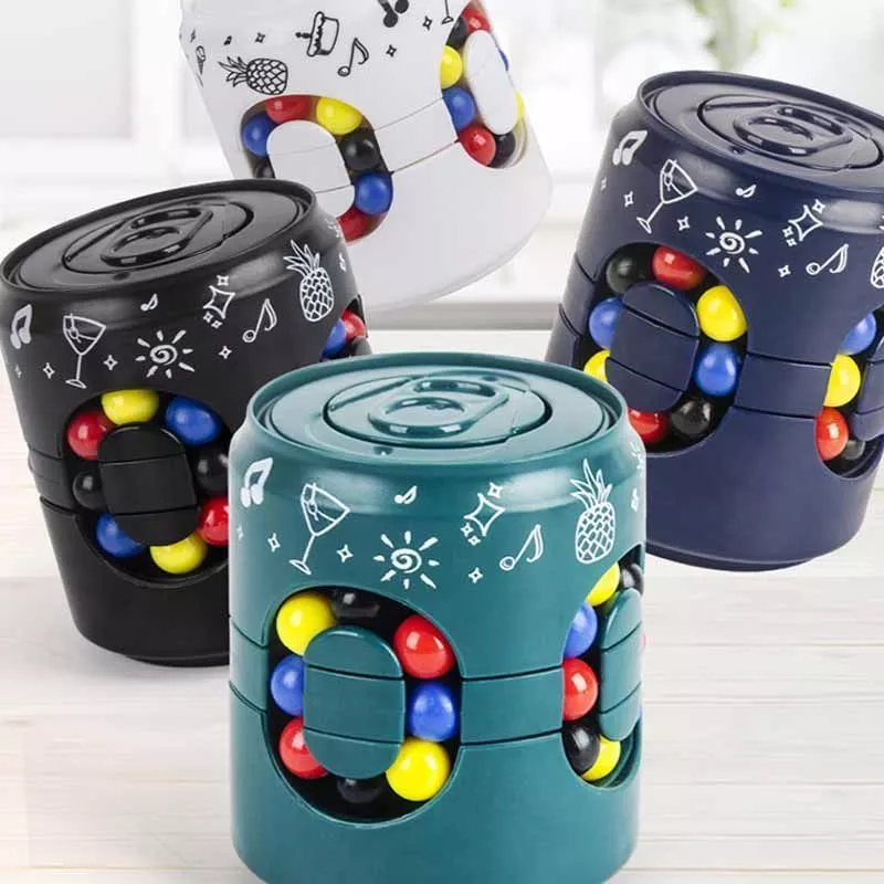 【🇹🇭พร้อมส่ง】Fidget spinnerPuzzle Ball ปริศนา Cube Magic Spinner กระป๋อง Cube Decompression Fidget สมอง Teaser ปริศนาความเครียดบรรเทาของเล่นเด็กผู้ใหญ่ของขวัญ
