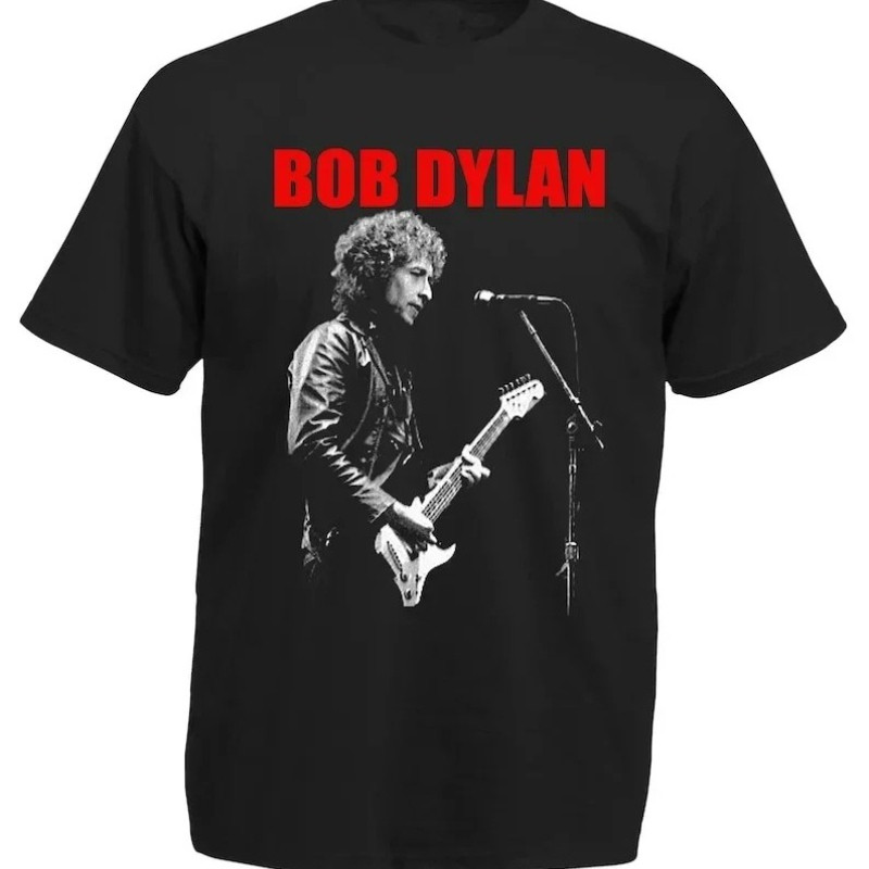 แฟชั่นSummer 2026 Bob Dylan Retro 3D Printed T-shirt Shirt Large Casual Men's and Women's Breathable