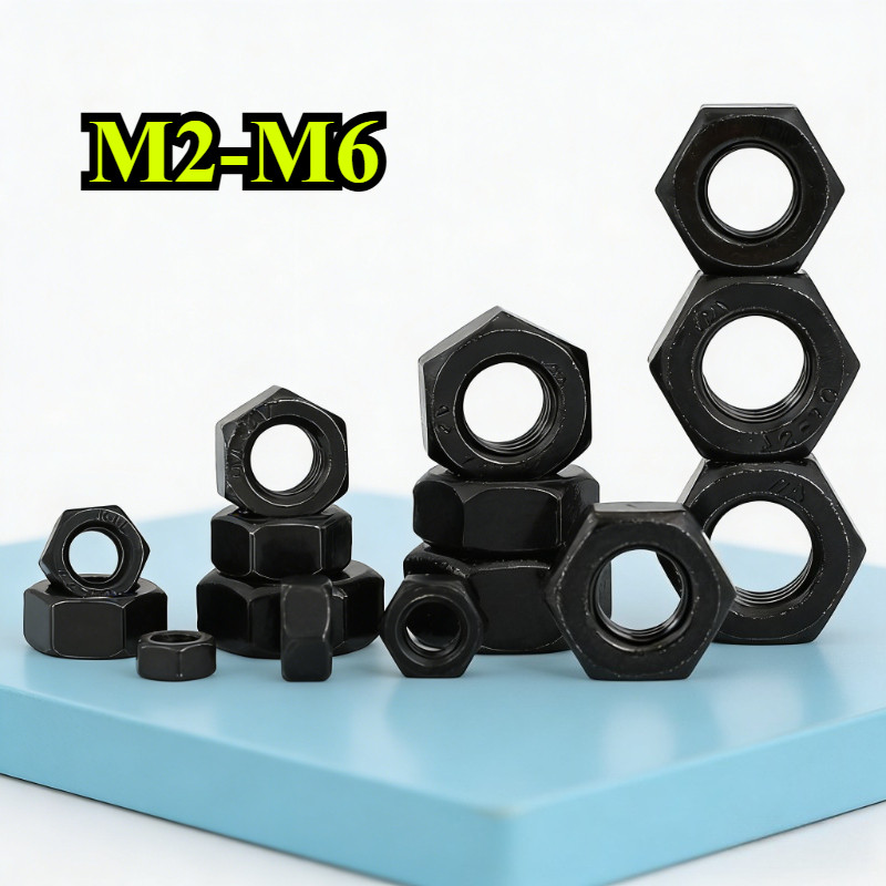 [ZQ-R] น็อตหลวมหกเหลี่ยมชุบสีดํา M2/M2.5/M3/M4/M5/M6