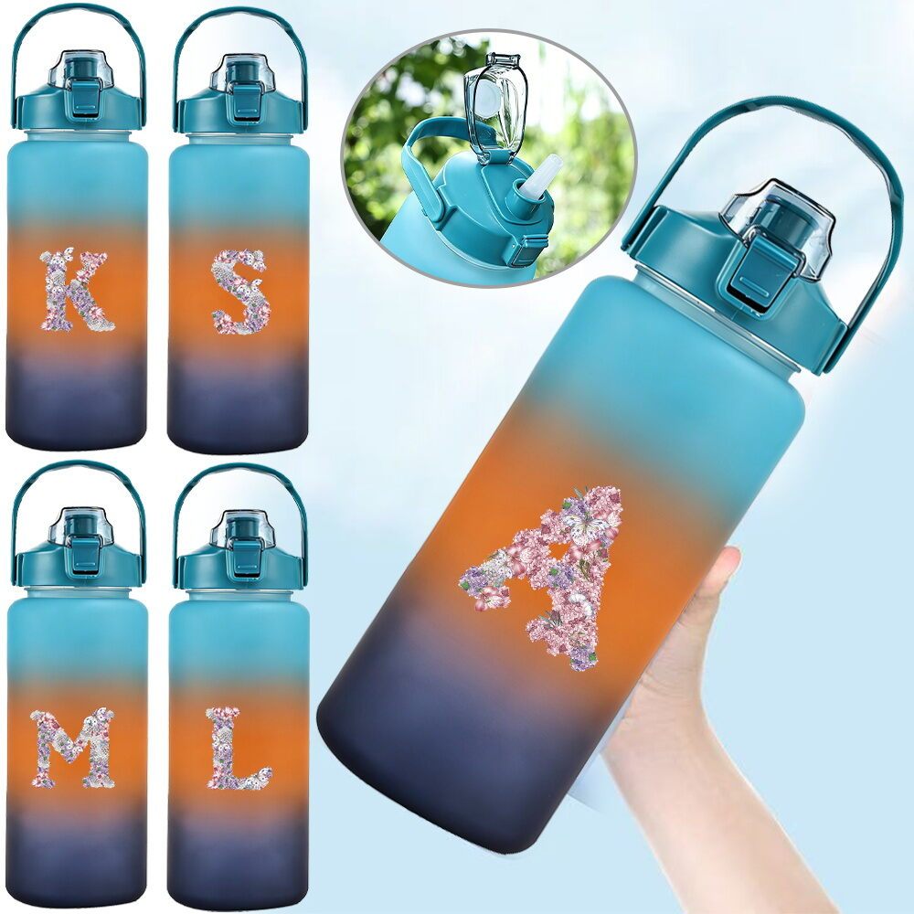กระบอกน้ำพลาสติก กระบอกน้ำดื่ม 2000ml ทำจากวัสดุPET/ราคาถูก Water Bottle