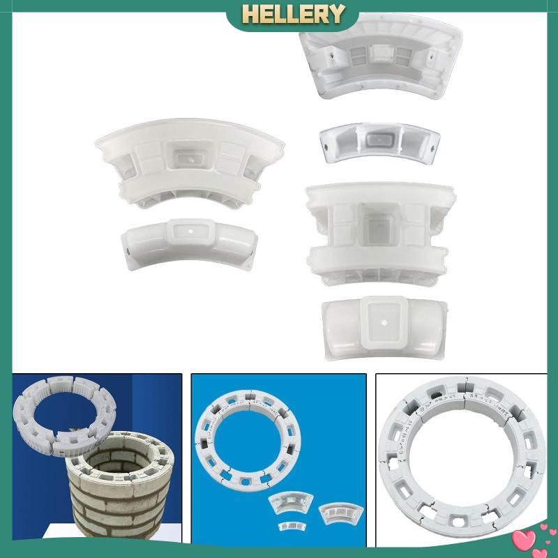 [HelleryTH] อิฐบล็อกคอนกรีต Mould วัสดุ ABS เครื่องทําผนังเพลาจําลองสําหรับ DIY Garden Pavers และรั้