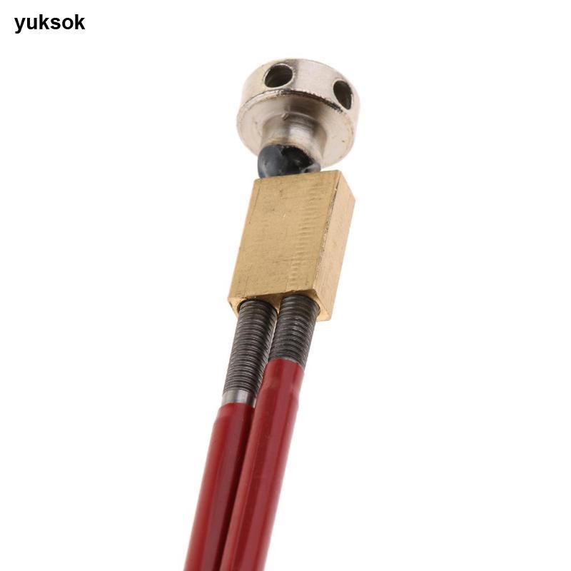 [yuksok] Two Way Two Action Spoke Wheel Guitar Truss Rod สําหรับ Ukulele 456 มม./610 มม.สีแดง