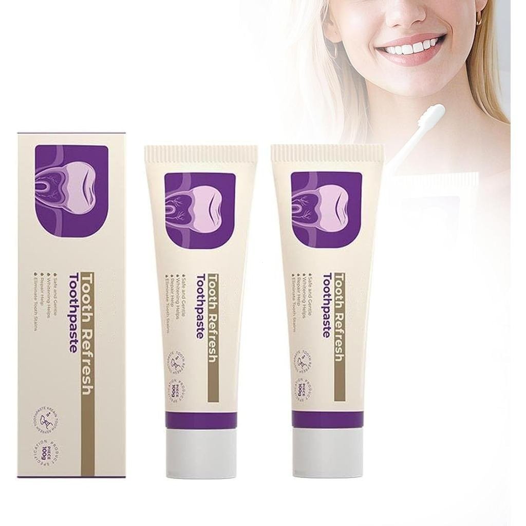 Nature Tooth Refresh Toothpaste, Fresh Breath, Natural Ingredients, Gentle Care for Sensitive Teeth 