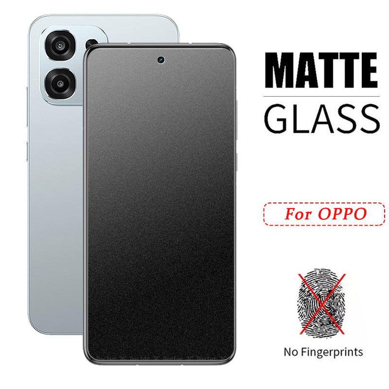 ฟิล์มกระจกนิรภัย ผิวด้าน ลดลายนิ้วมือ สำหรับ OPPO A6 GT Max A6t A6s A5 A3 Pro A6x A6v A6i A6c A5x A3