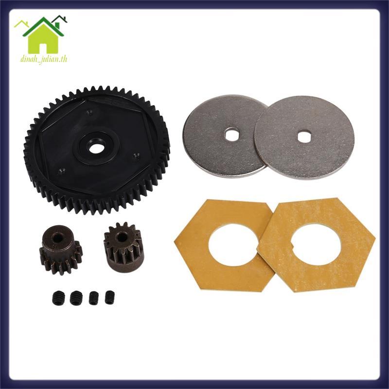 54T Spur Gear 13T & 15T เกียร์มอเตอร์สําหรับ SCX10 II 90046 90047 1/10 RC Crawler รถอะไหล่อัพเกรด,สี