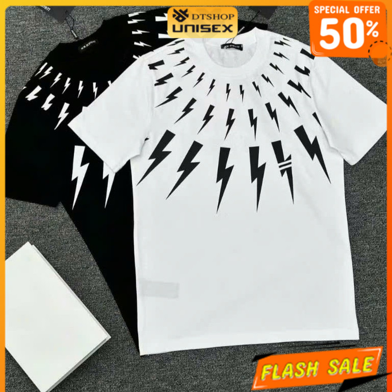 (Nice Item) - ชุดเสื้อยืด Tia พร้อมสร้อยคอสมมาตร❤ เสื้อยืดผ้าฝ้ายแบบหนาทรงหลวมสําหรับผู้ชายและผู้หญิ