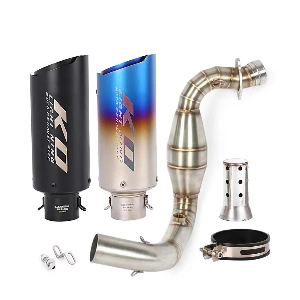 สำหรับ BMW G310GS G310R จนถึงปี 2023 ระบบไอเสียเต็มรูปแบบ ส่วนหัว ลิงค์ ท่อ สลิปออน 51 มม. ท่อไอเสีย