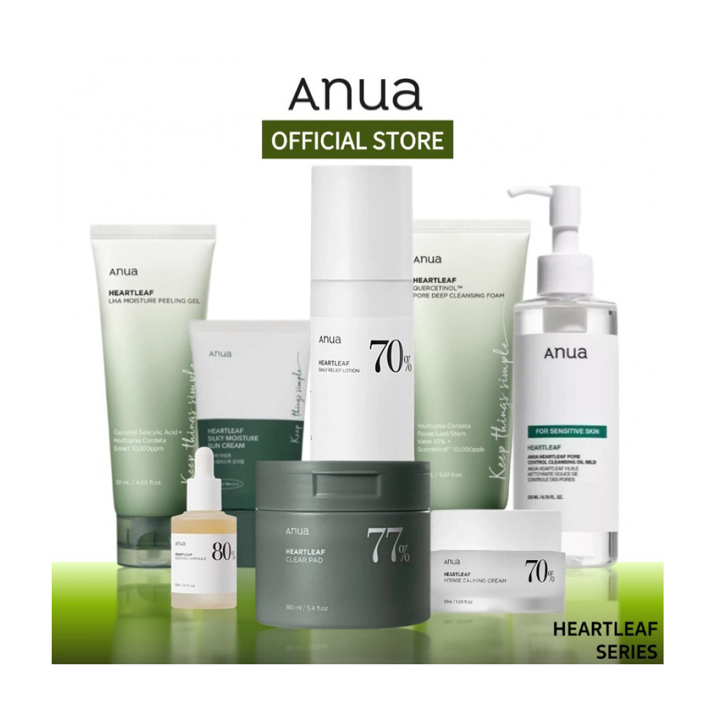 Anua Heartleaf Cleanser / Soothing Toner / Cleansing Oil / Cleansing Foam/Peach Niacinamide