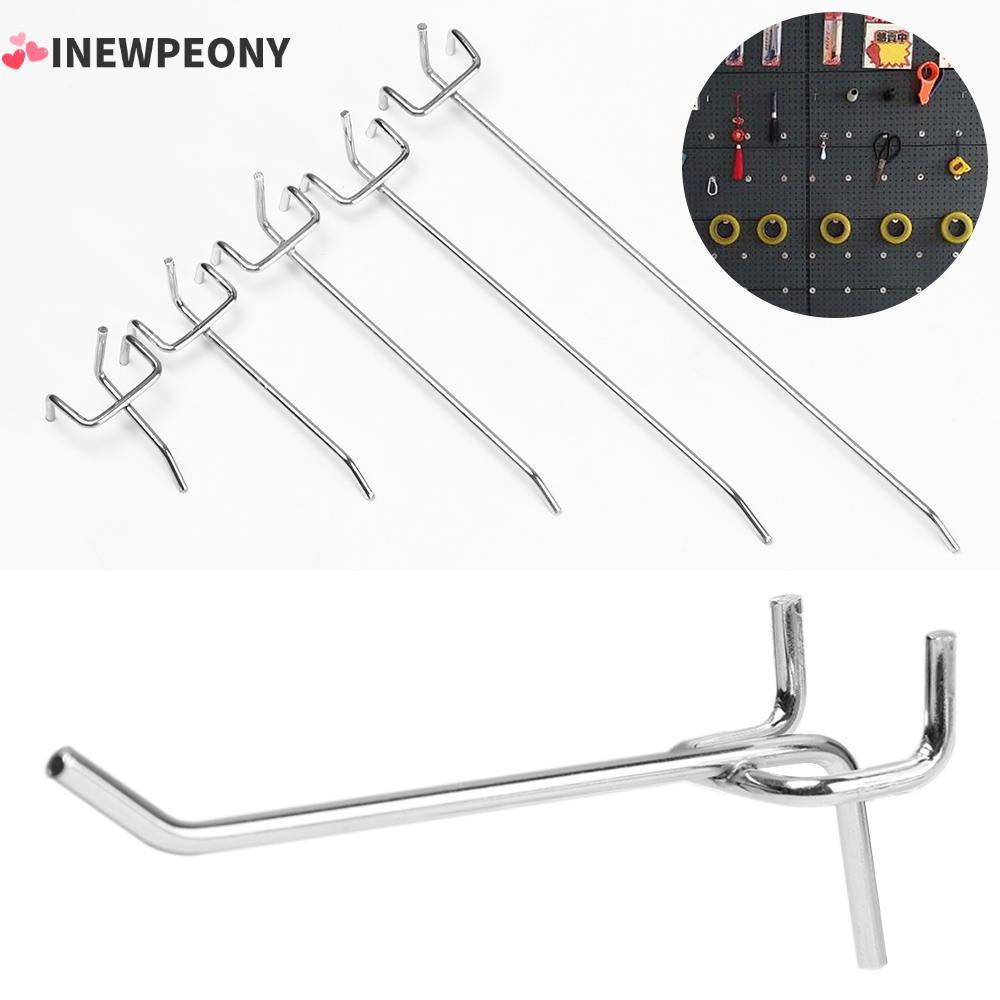 NEWPEONY 5 ชิ้น Storage Racks Holder Perforated Mesh ทนทาน Panel ขายปลีก Shop Peg