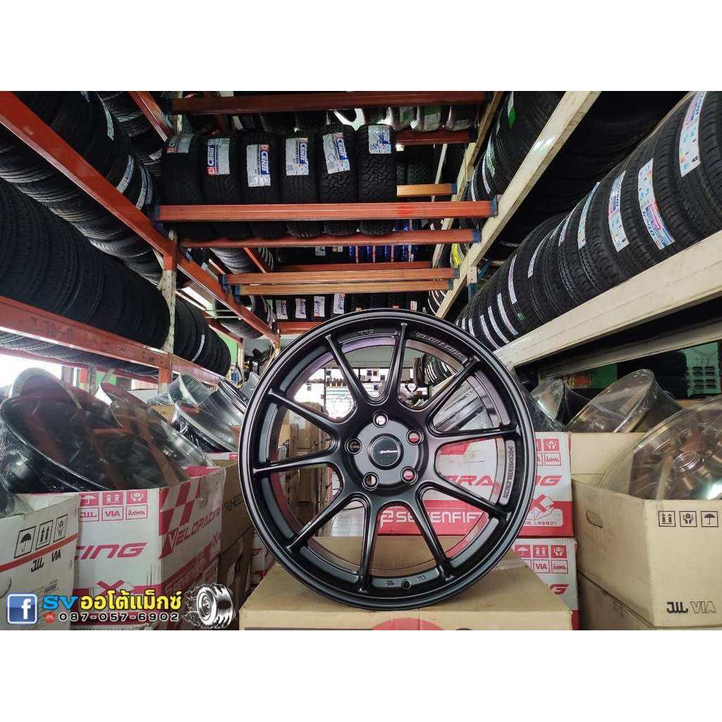 ล้อแม็กใหม่ TC105X ขอบ18/5รู114 กว้าง8.5 ET35 (ราคาชุด4วง)