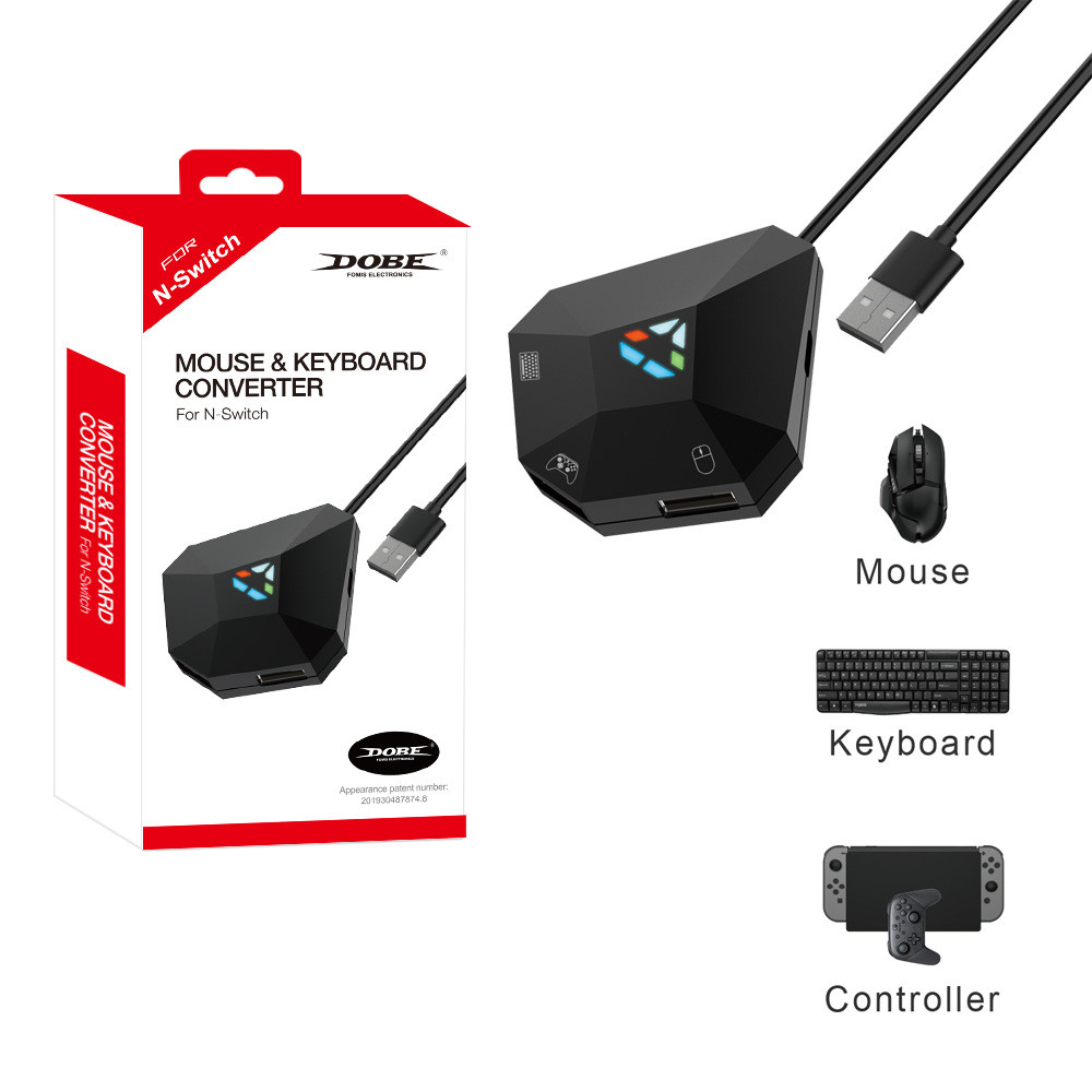 สวิตช์ตัวแปลงเมาส์คีย์บอร์ดรองรับตัวแปลงโฮสต์ PS4/PS3/XBOX ONE/360
