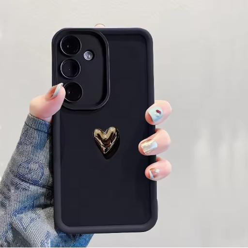 เคส samsung a15 5g เคส samsung a55 5g Golden Little Heart เหมาะสําหรับ Samsung Galaxy S24/S23/S22ult