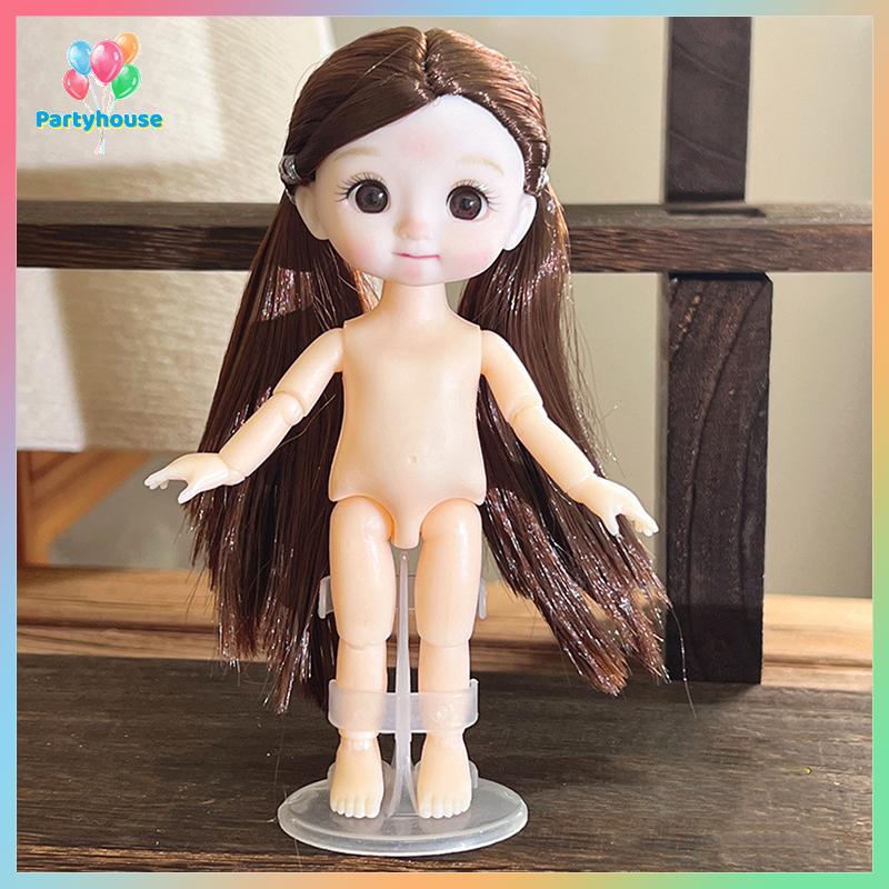 UVIG> 1 ชิ้น 16 ซม. ตุ๊กตาแสดงออกที่แตกต่างกัน, น่ารัก 1/8 ตุ๊กตา BJD, 13 ข้อต่อเคลื่อนย้ายได้ตุ๊กตา