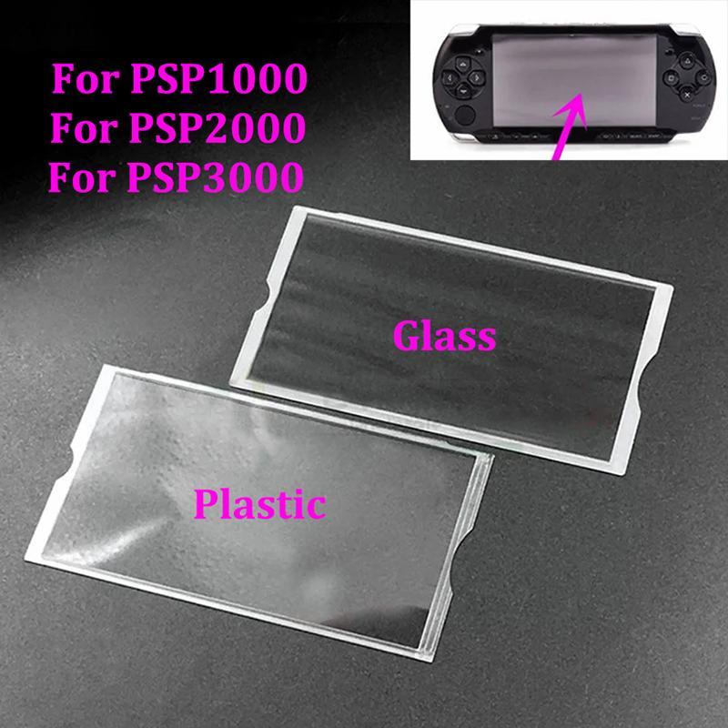 TYN สําหรับ PSP 1000 2000 3000 จอแสดงผล LCD แก้วกระจกพลาสติกหน้าจอเลนส์เปลือกด้านหน้าฝาครอบป้องกันเกมอุปกรณ์เสริม N