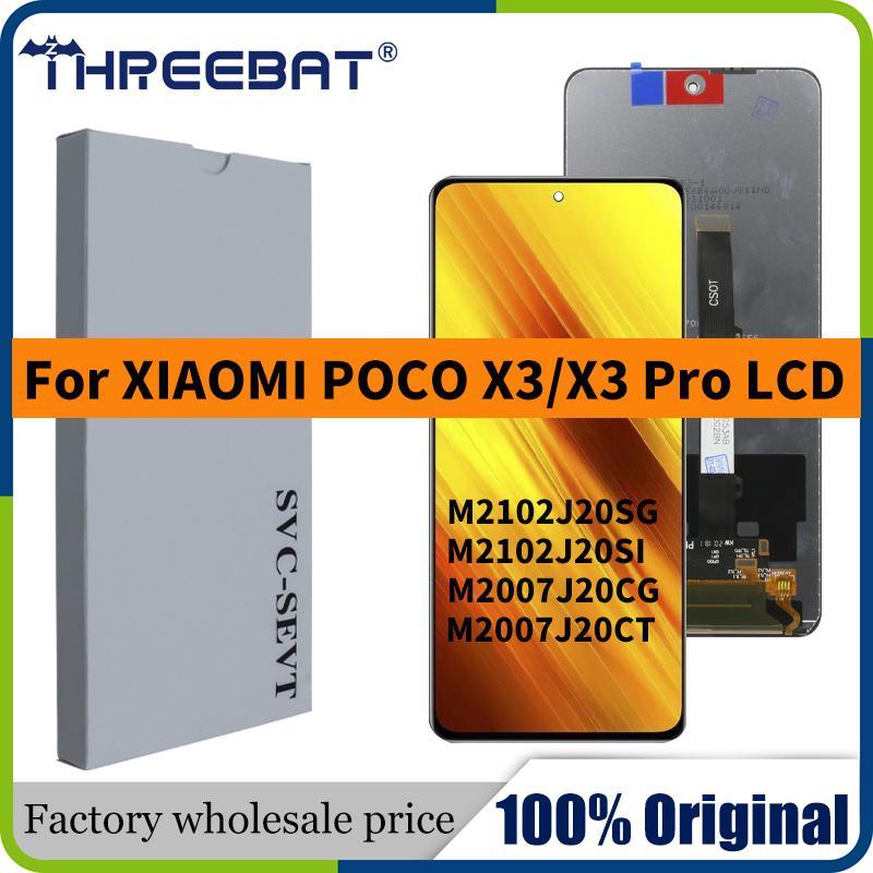 6.67 สําหรับ Xiaomi POCO X3 จอแสดงผล LCD Touch Screen Digitizer สําหรับ POCO X3 Pro NFC LCD เปลี่ยน 