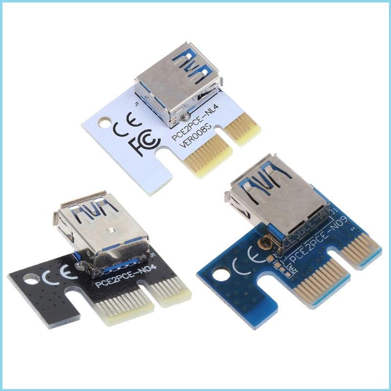 EZR PCIE 1X to16X อะแดปเตอร์กราฟิกการ์ดสายต่อ PCI-E X1 การ์ดขนาดเล็ก
