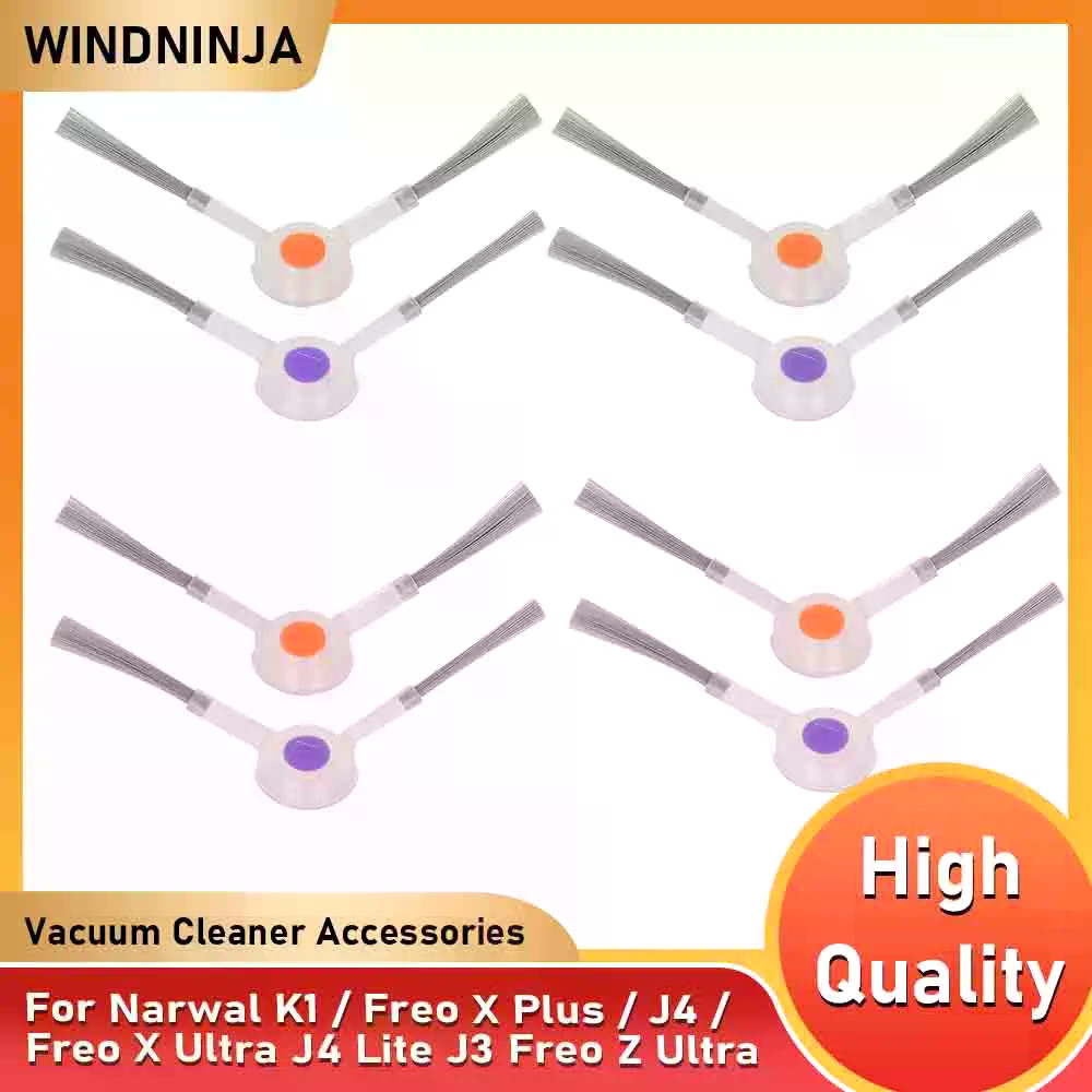 แปรงด้านข้างสําหรับ Narwal K1 / Freo X Plus / J4 / Flo X Ultra J4 Lite J3 Flo Z Ultra หุ่นยนต์เครื่อ
