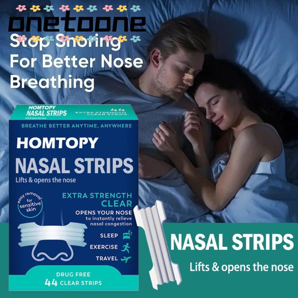 ONETOONE Extra Strenght Nasal Strip, Strong Sleeping Aid ขวาซ้าย Passage Nose Strips, Sensitive Skin