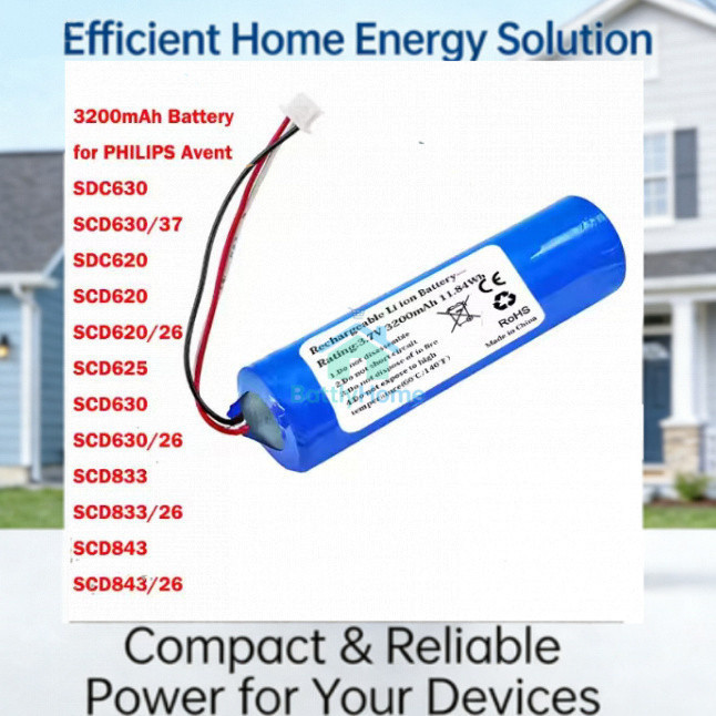 Replacement NTA3460-4 Battery Compatible with Philips Avent SCD630, SCD620, SCD625, etc.