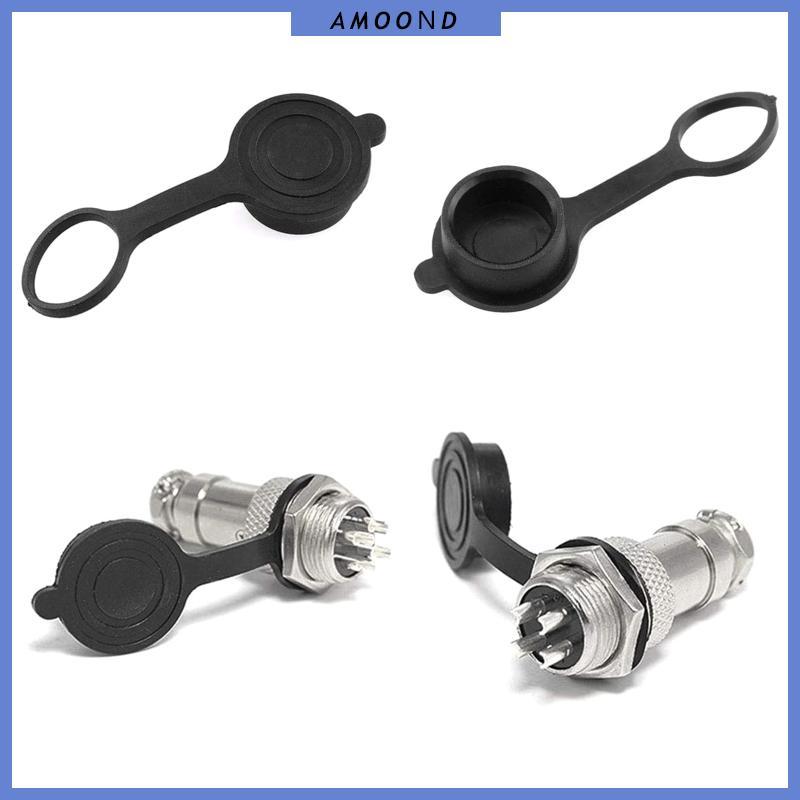 AMOOND GX12 GX16 GX 20 Aviation Connector Plug Cover ยางกันน้ํา Cap Protector