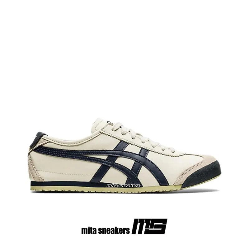 Onitsuka Tiger Mexico 66 Birch India Ink 皮面 男女休闲鞋 DL408-1659 DIWN