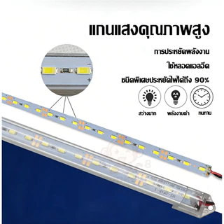รางไฟ LED 12Vยาว 100ซม ประหยัดพลังงาน พร้อมปากคีบ ใช้กับแบตเตอรี่ โซล่า เหมาะภายในอาคาร ใช้ได้ทุกที่