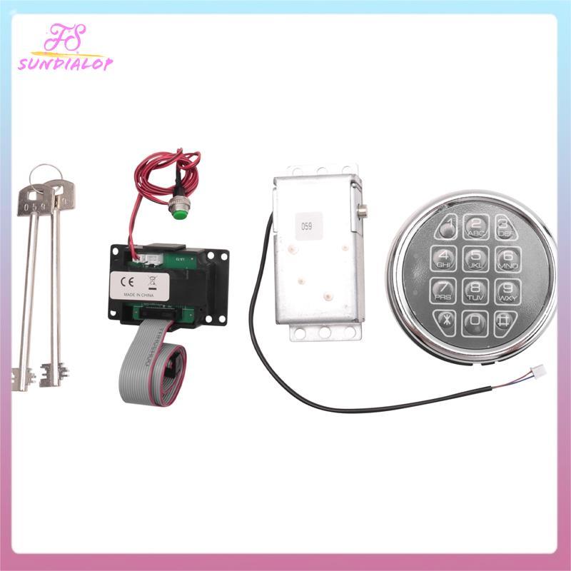 [sundialop.th] Safe Lock Electronic Digital Safe Lock Replacement Solenoid W/ 2 Key