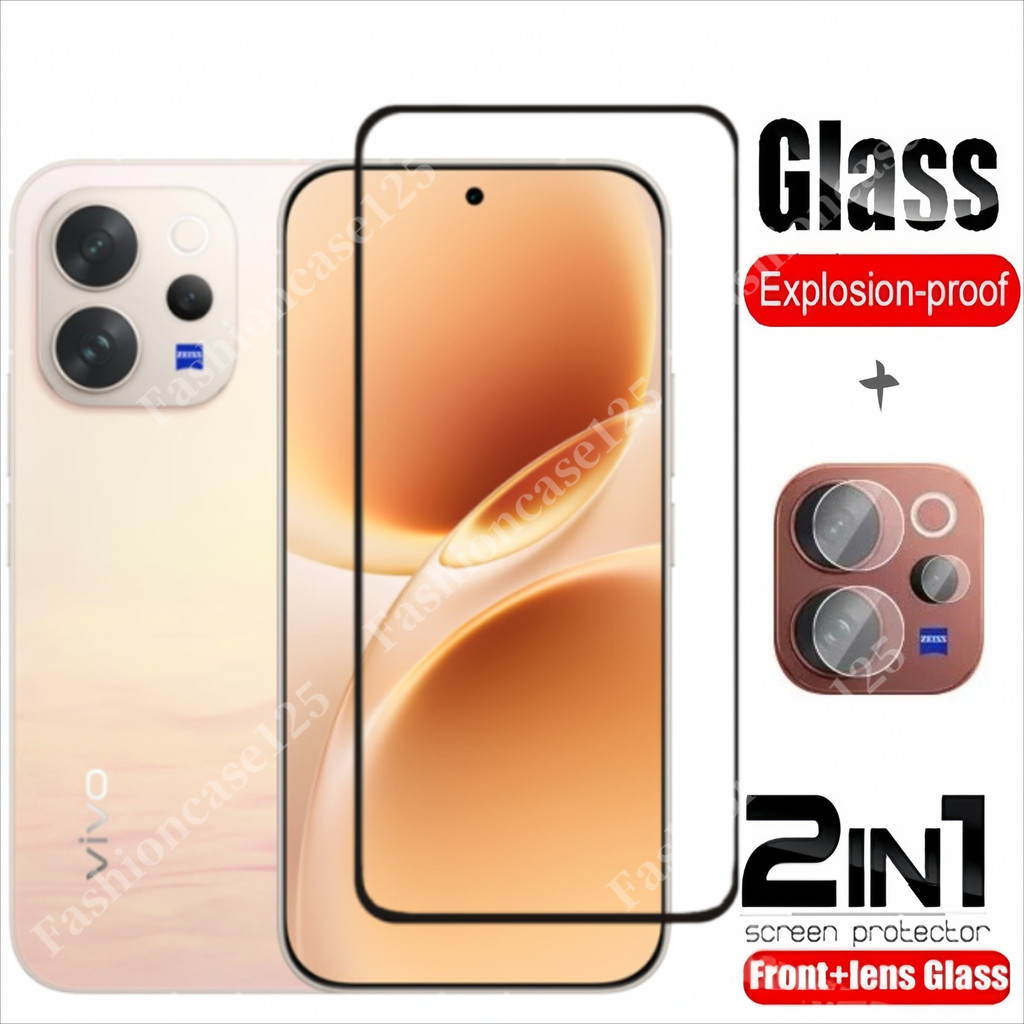 2in1 สําหรับ Vivo V70 5G ป้องกันหน้าจอฟิล์มโปร่งใสโทรศัพท์ป้องกันหน้าจอสําหรับ Vivo V70 5G VivoV70 2