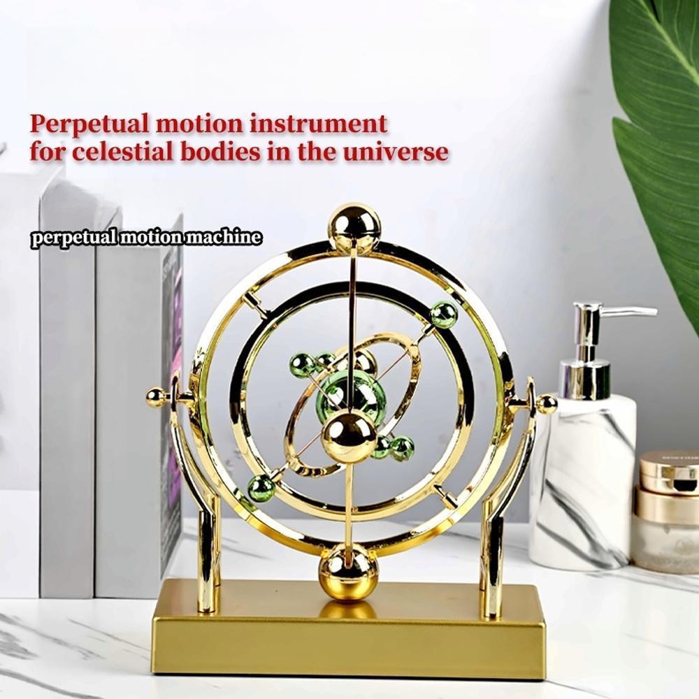 Kinetic Orbital Revolving Gadget Perpetual Motion Desk Decor To Art ของเล่น Office It ต้องการ H0l3