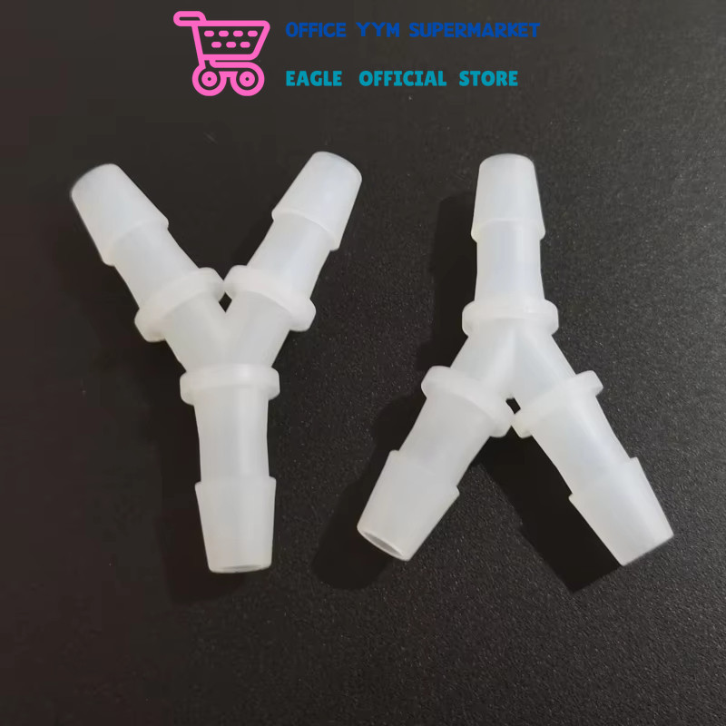 1pcs Y-Tube สําหรับท่อหมึก 4x3 มม.Y-Connector Y รูปหมึกหลอด xp600 Dx11 Dx5 Dx7