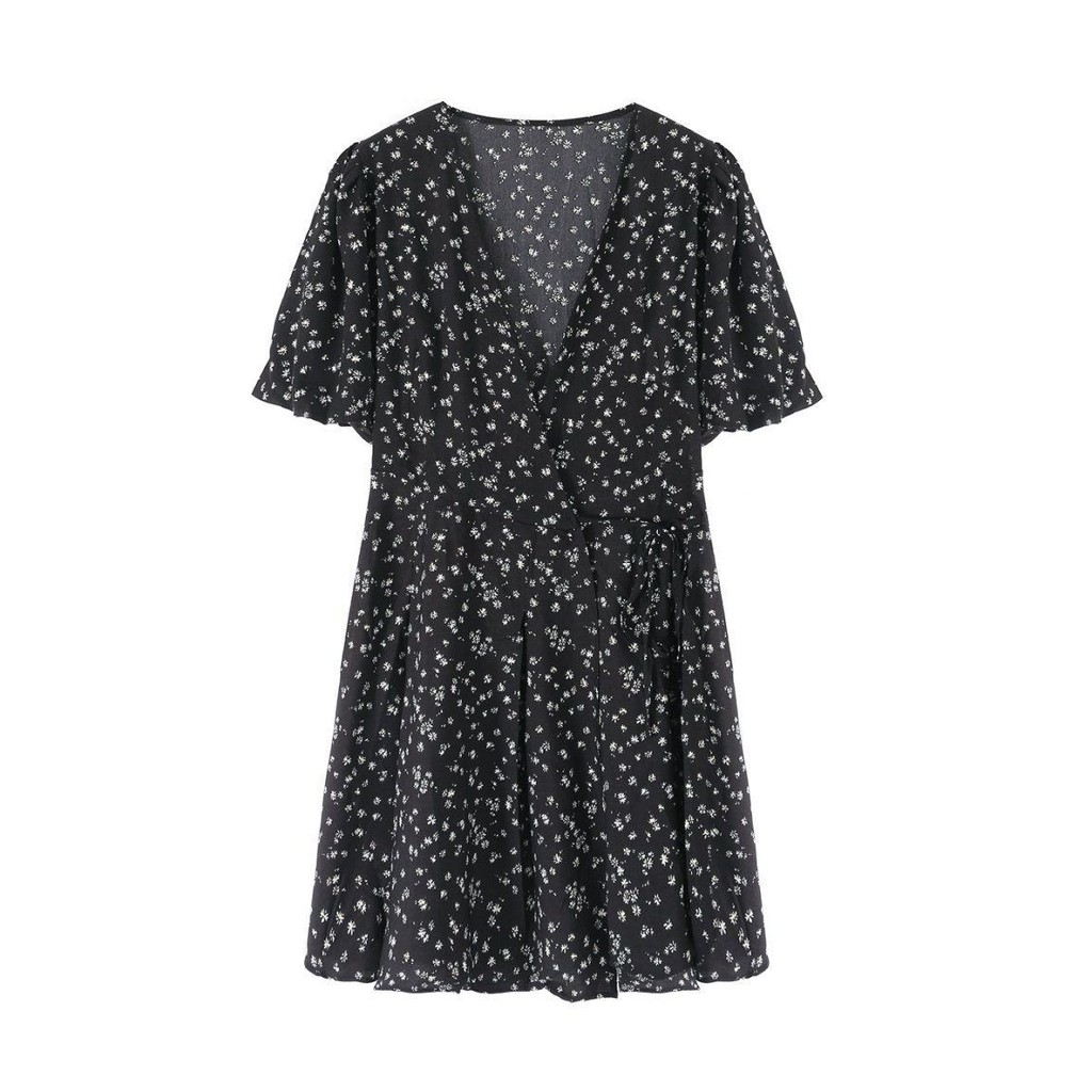 La Vague ชุดเดรสคอวีผูกเชือก 2.29