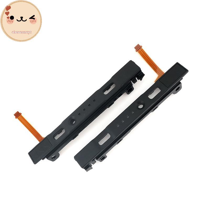 Chee อะไหล่เปลี่ยนรางสไลด์ขวาและซ้ายพร้อมสายเคเบิล Flex สําหรับคอนโซล Nintendo Switch JoyCon NS อุปกรณ์เสริม EN