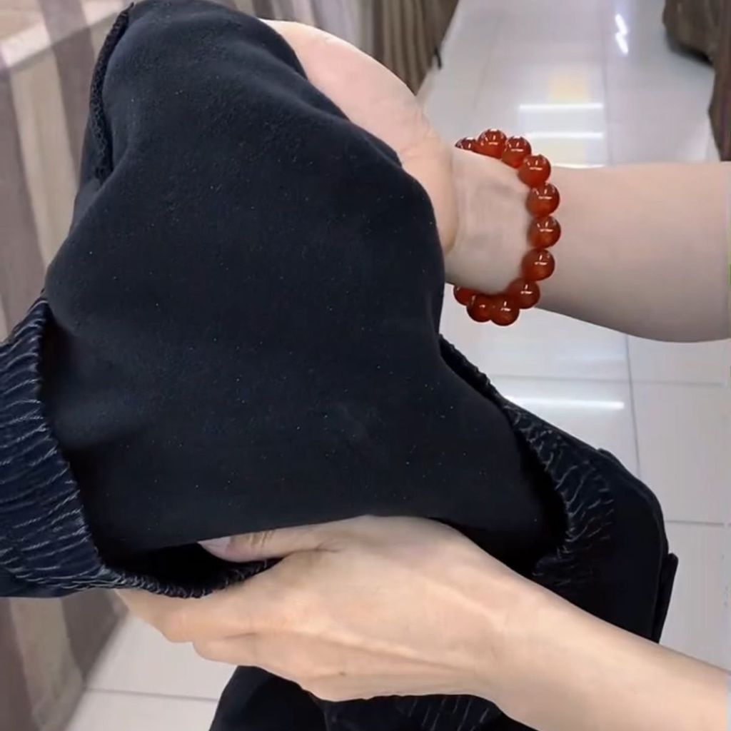 Fashioncod Lunxian Jeans Elastic Denim High Loose Hard Stretch Thin Big Pants New Style Dad เอว 2025