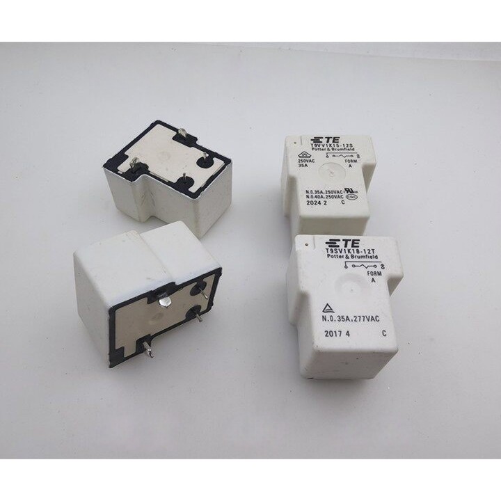 ((1 ชิ้น) ชิ้นส่วนอิเล็กทรอนิกส์ T9VV1K15-12S T9SV1K18-12T Taike รีเลย์ 12V 4 Pins 35A