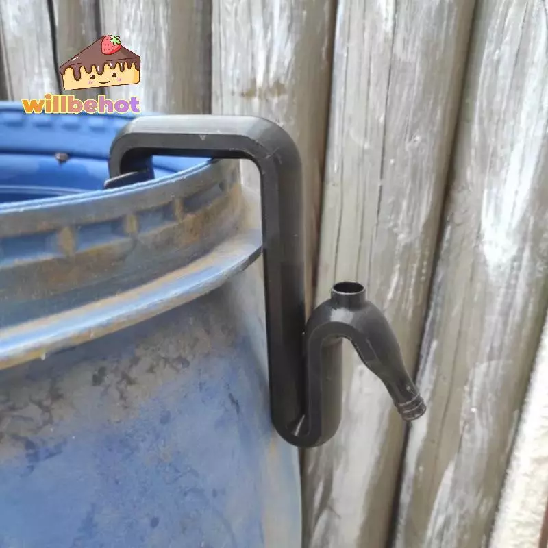 [Willbehot-t] Self Priming Siphon ท่อเจาะล้นท่อระบายน้ําอัตโนมัติและเติม Rainwater Transfer Overflow เครื่องมือสวนท่อตะขอ [ใหม่]