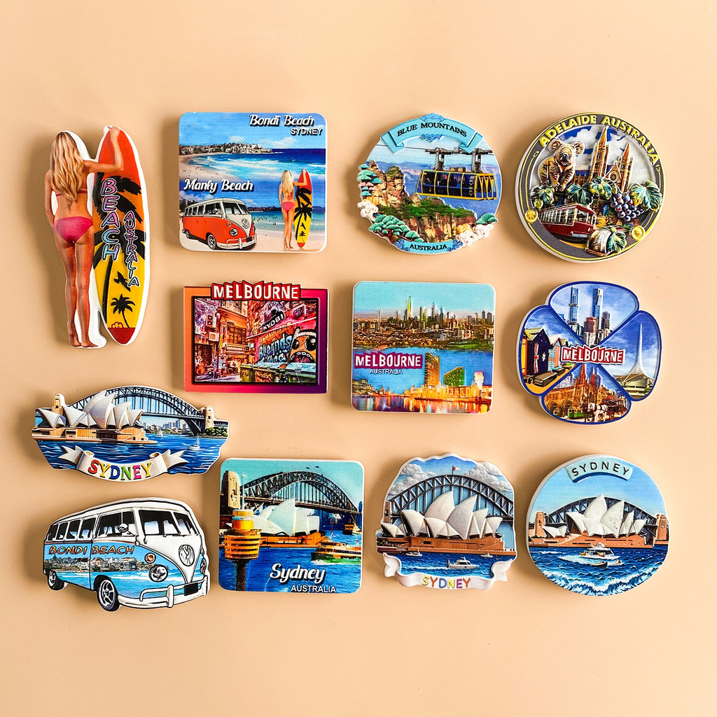 [MAGNET] Australia Sydney Melbourne Sydney Opera House ตู้เย็น MAGNET