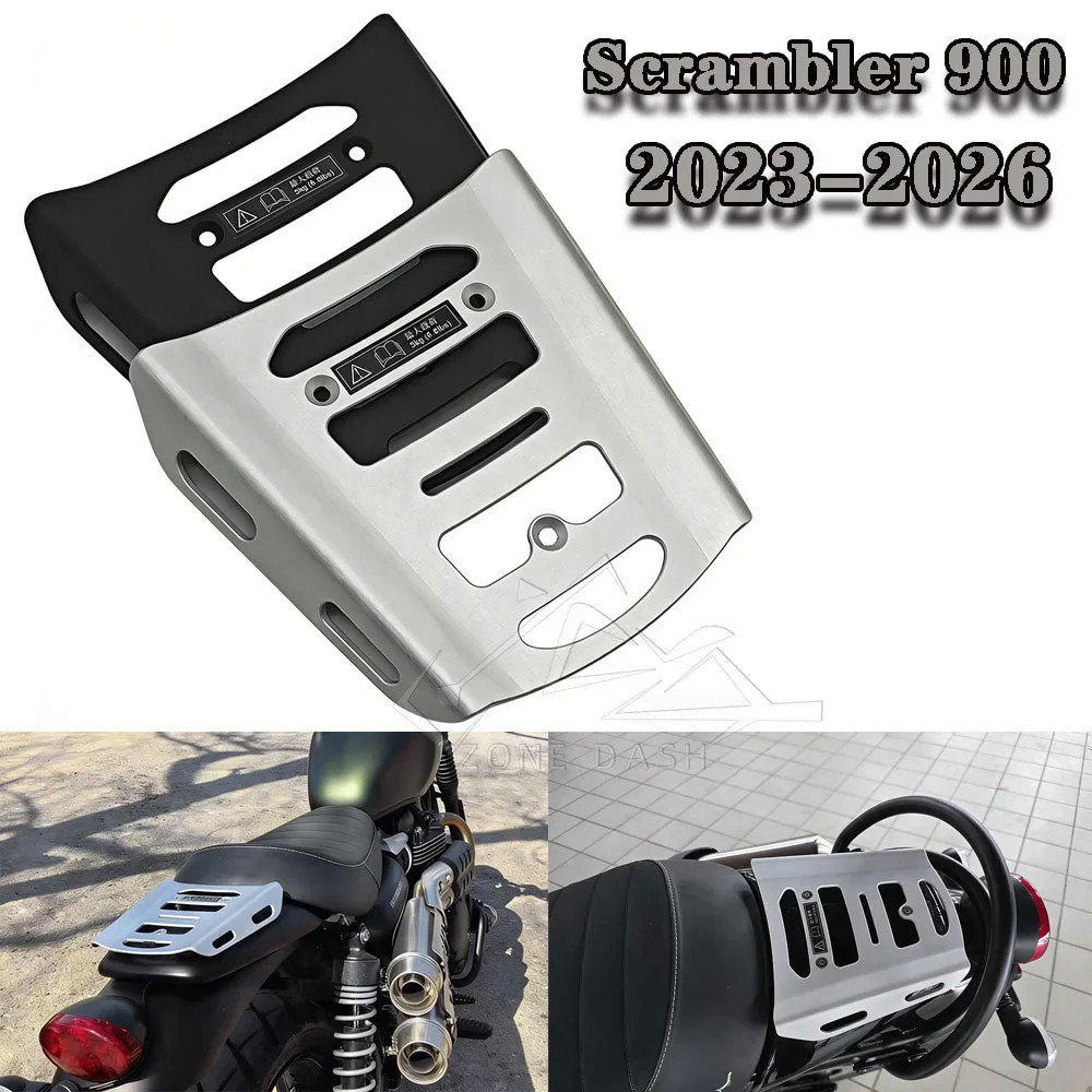 เหมาะสําหรับ Street Scrambler 900 Scrambler 900 อุปกรณ์เสริมรถจักรยานยนต์ Cargo Rack กล่องเก็บของสนั