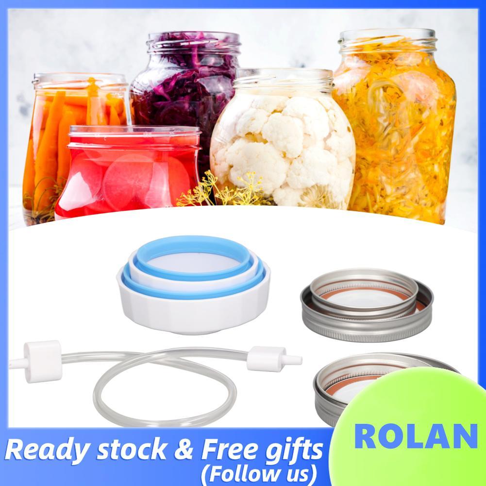 Rolan Jar ชุดซีลสูญญากาศทำความสะอาดง่าย Mason Sealer Preservation ABS สำหรับบ้าน