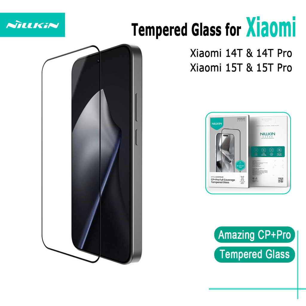 สําหรับ Xiaomi 15T 15T Pro กระจกนิรภัย Nillkin CP + Pro ป้องกันการระเบิดป้องกันหน้าจอสําหรับ Xiaomi 