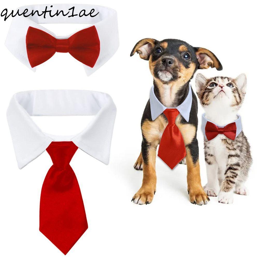 QHENTIN1AE ปลอกคอสุนัขอุปกรณ์สัตว์เลี้ยงแหวนคอลูกแมวสําหรับสุนัขขนาดกลางขนาดเล็กผ้าปรับปลอกคอแมว
