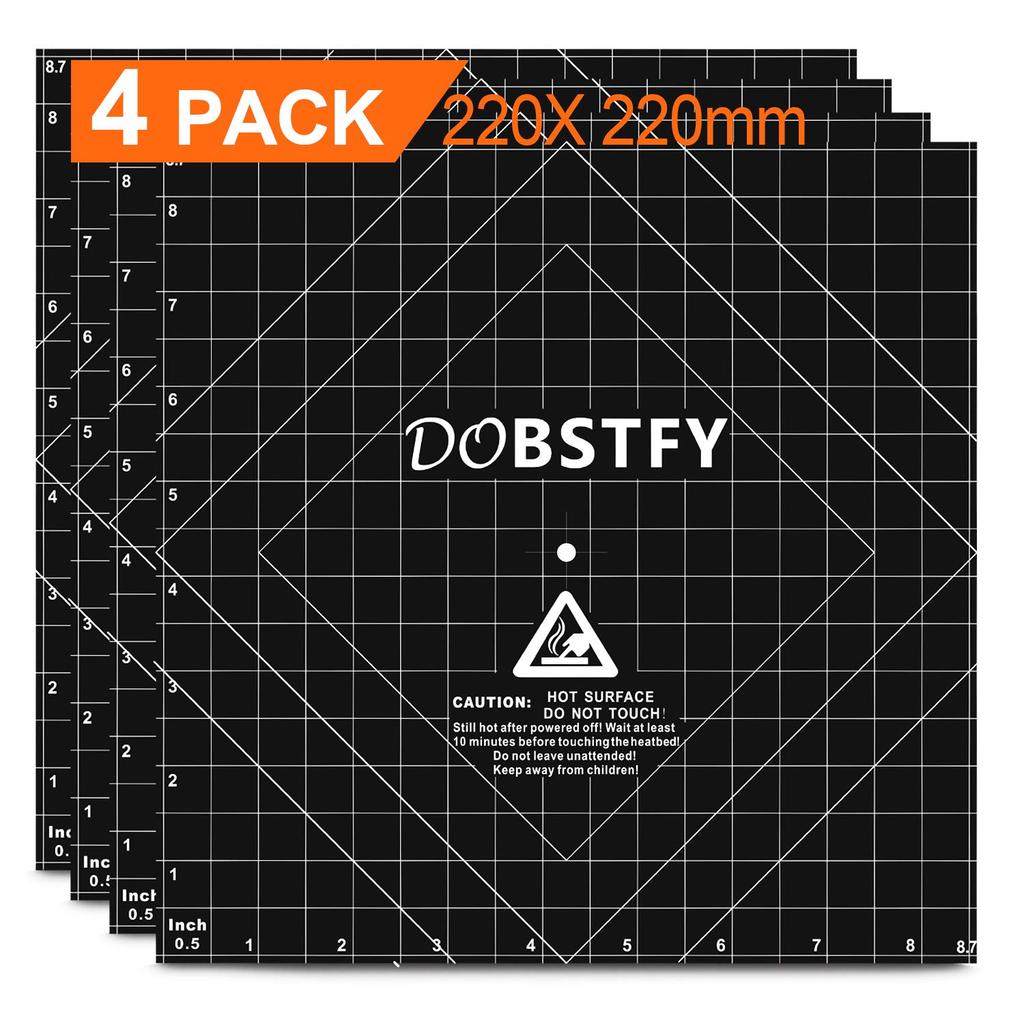 DOBSTFY 3D การพิมพ์สร้างพื้นผิว,กาวพรีเมี่ยม 3D เครื่องพิมพ์ความร้อนเตียงแพลตฟอร์มสติกเกอร์แผ่น,สําห