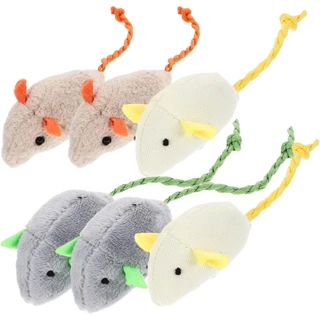 Mango ของเล่นแมวหนูจิ๋ว คลายเครียดแมว ของเล่นสัตว์เลี้ยง ของเล่นแมว น้องแมวชอบ ตุ๊กตาหนู