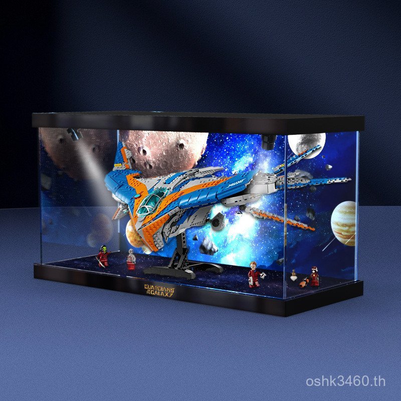 โปร่งใส โปร่งใส เบอร์ กล่องเก็บของฝาครอบป้องกันฝุ่นสูง Galaxy Guard อะคริลิครุ่น Building Blocks 762