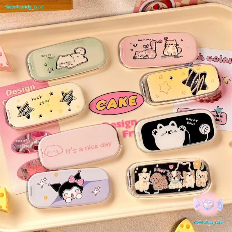 ขาตั้งติดเคสโทรศัพท์ พร้อมกระจก การ์ตูน แมวหมี ผีเสื้อ ดอกไม้ ใช้กับเคสมือถือ ติดตั้งง่าย สะดวกวางโทรศัพท์ ส่งในพื้นที่