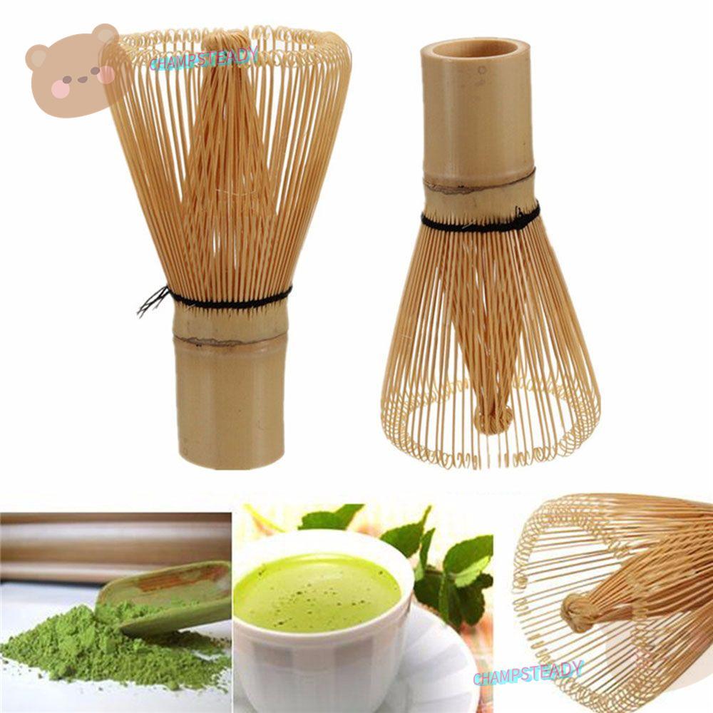 CHAMPSTEADY 80 Fringe Bamboo Brush Home Japanese Tea Set Kitchen Green Tea Bamboo Accessories